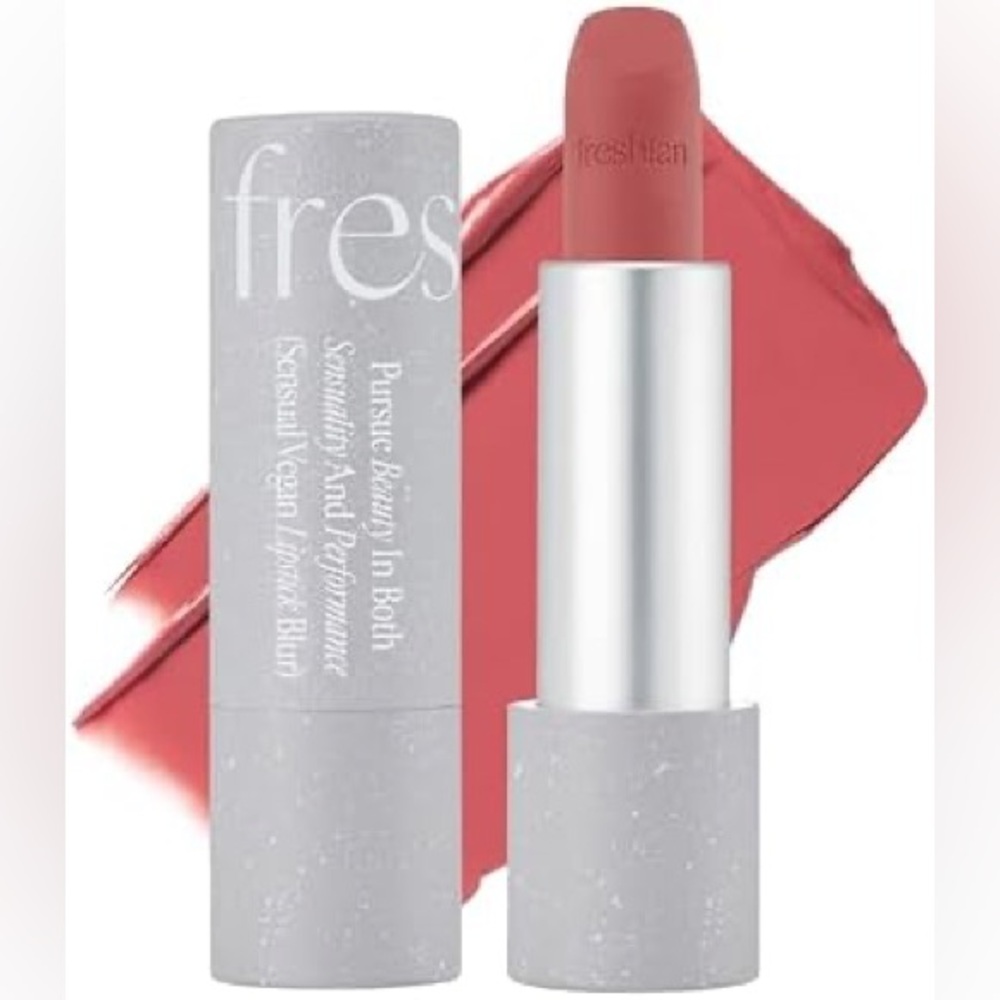 Freshian Sensual Vegan kbeauty Lipstick Blur 02 Dreamy, Long-Lasting Matte NIB